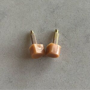 Christian Louboutin Replacement Heel Nude Tips Cap